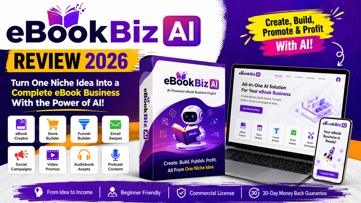 eBookBiz AI Review: Build an eBook Business With AI